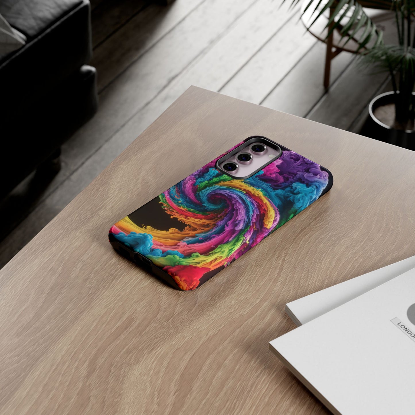 Phone Case - Colorful Swirl Design for Samsung Galaxy
