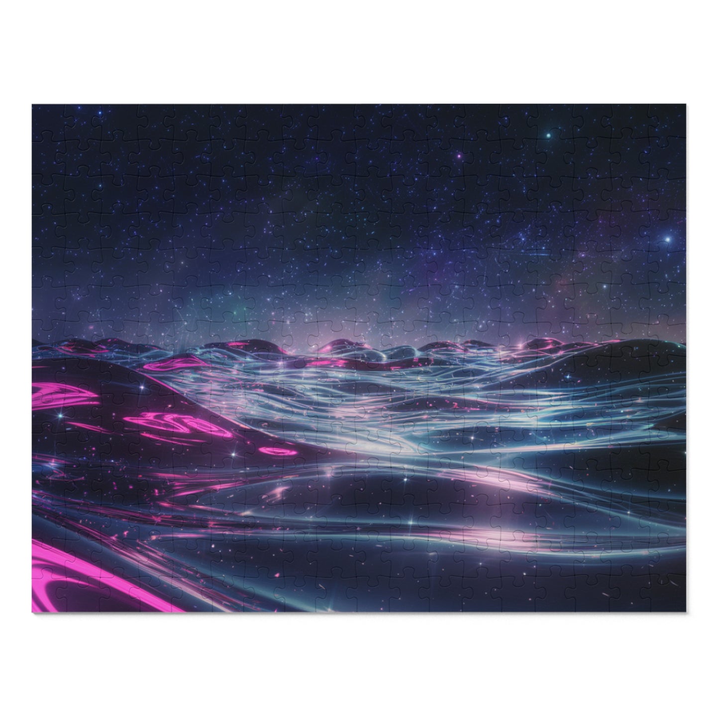 Jigsaw Puzzle: Galactic Ocean Night Sky