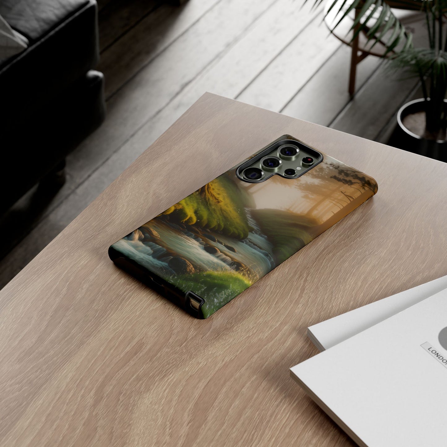 Phone Case Forest Stream Nature Samsung Case Forest Phone Case Samsung Stream Case