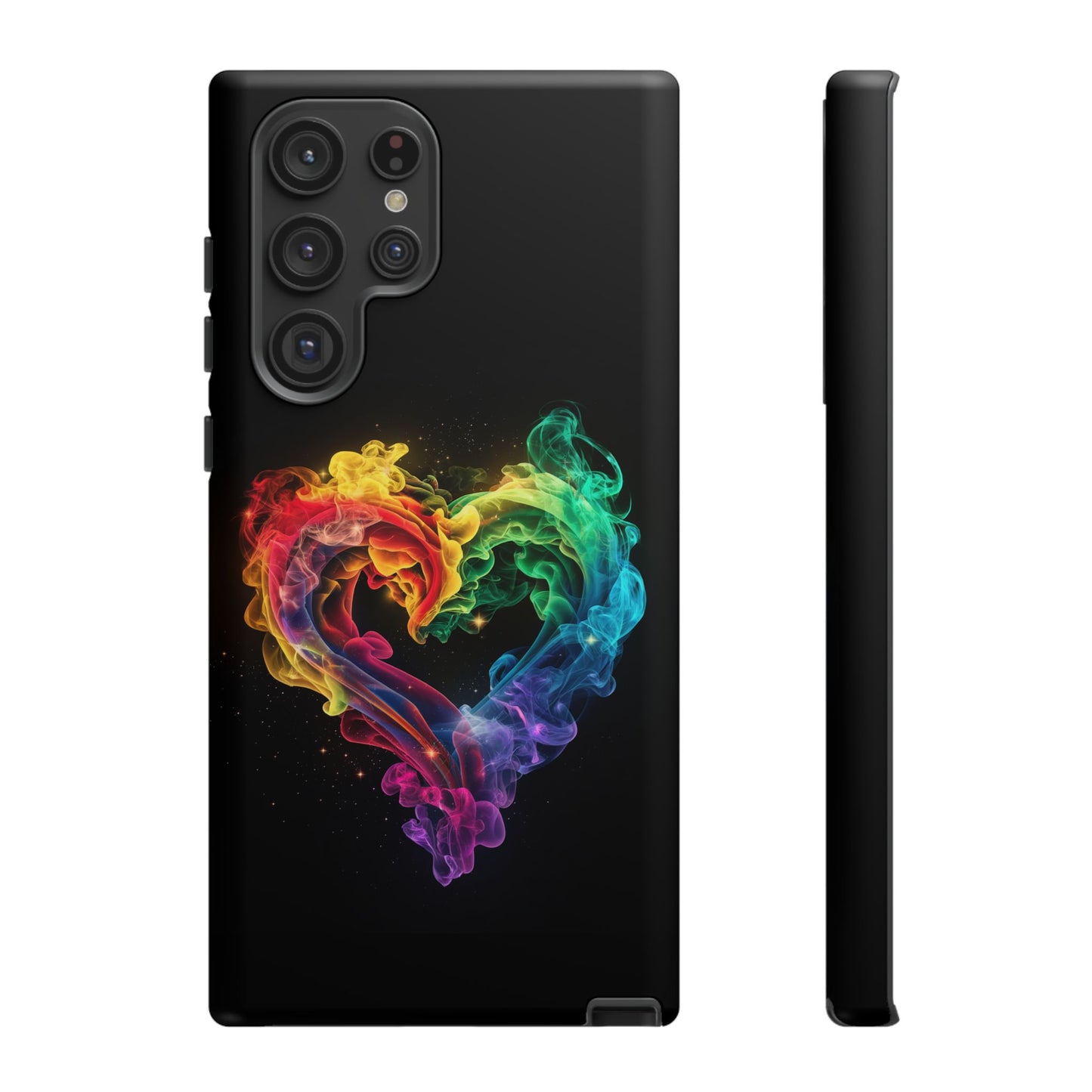 Samsung Galaxy Case - Colorful Heart Design