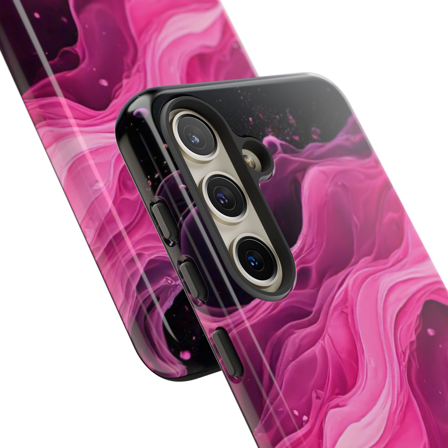 Samsung Galaxy Pink Paint Splash phone cover