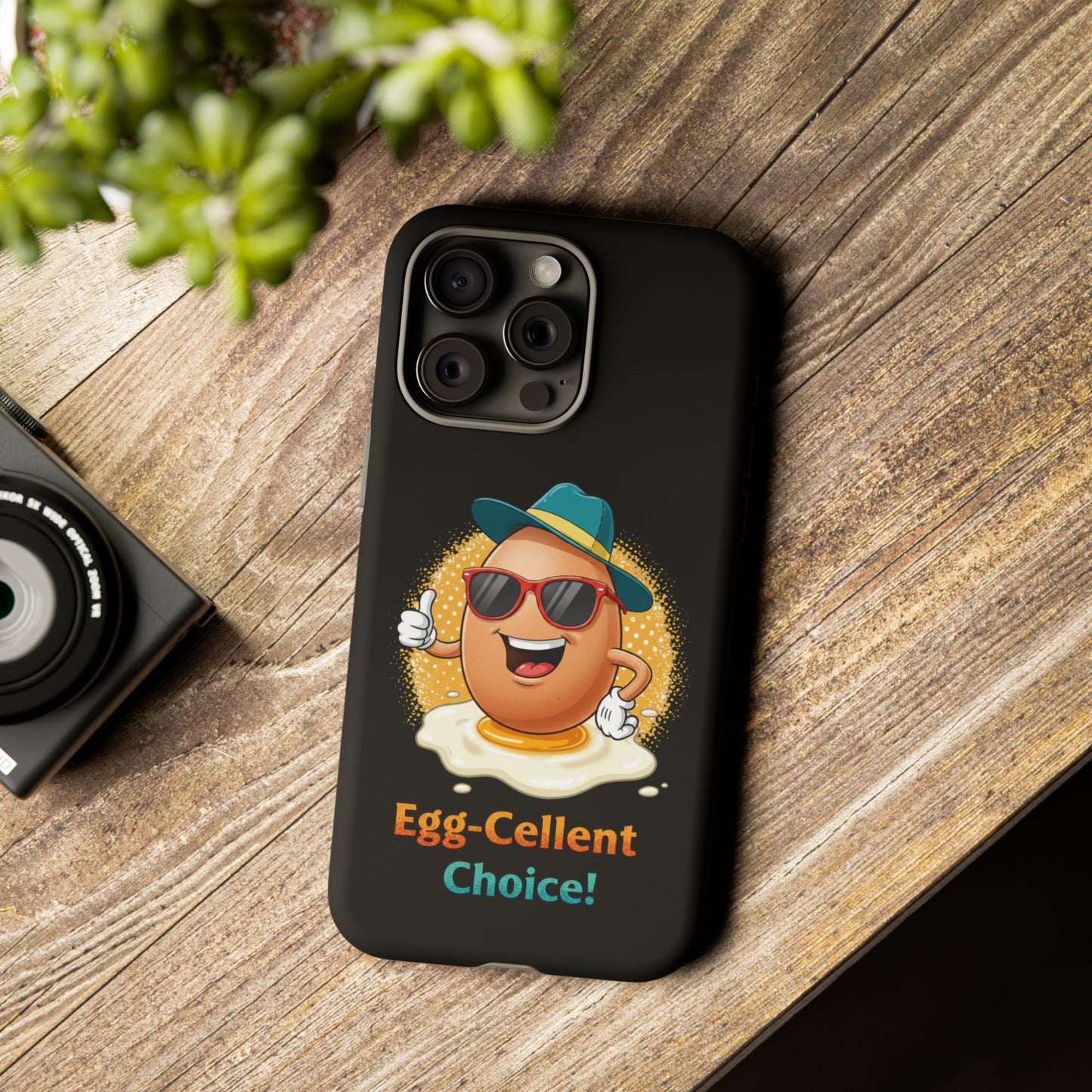 iPhone Case - Egg-Cellent Choice Pun Design