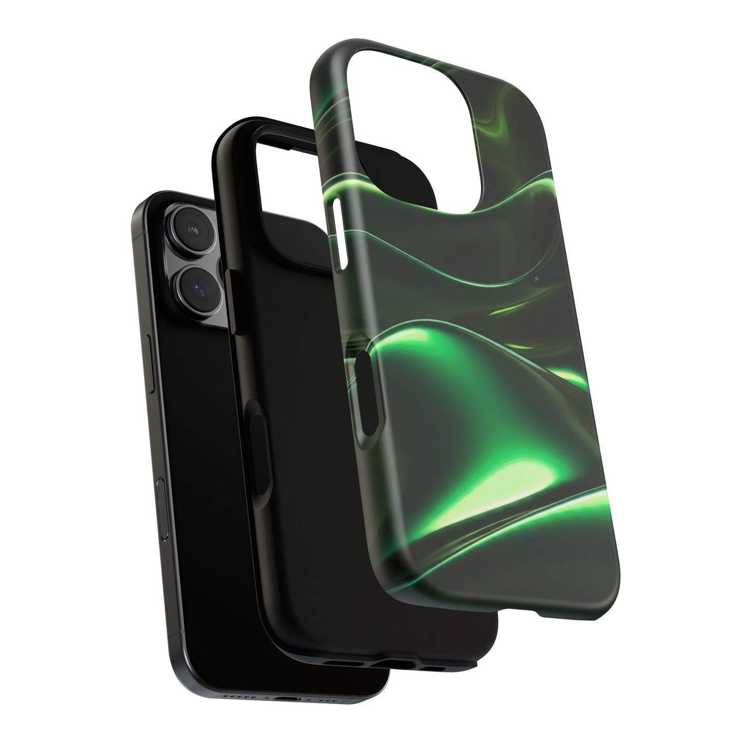 iPhone Case - Fluid Metallic Design