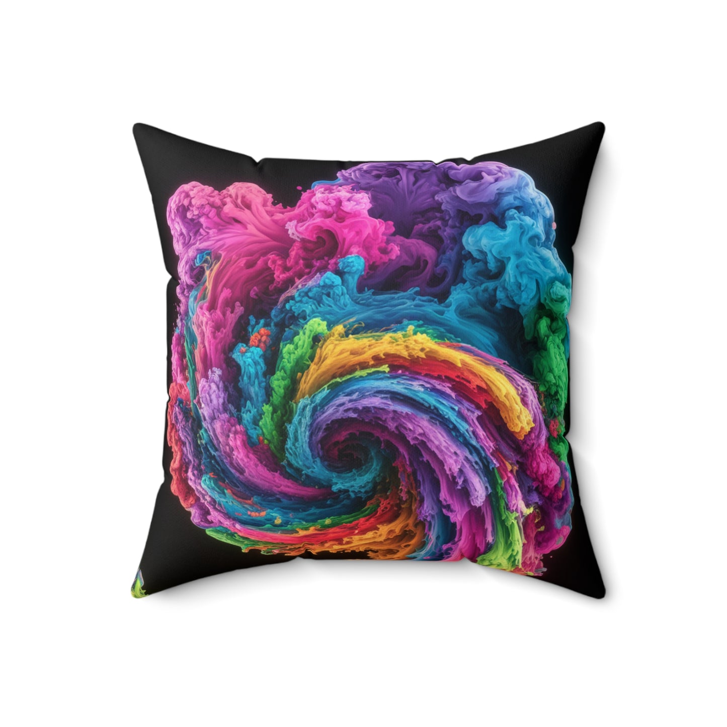 Colorful Swirl Pillow