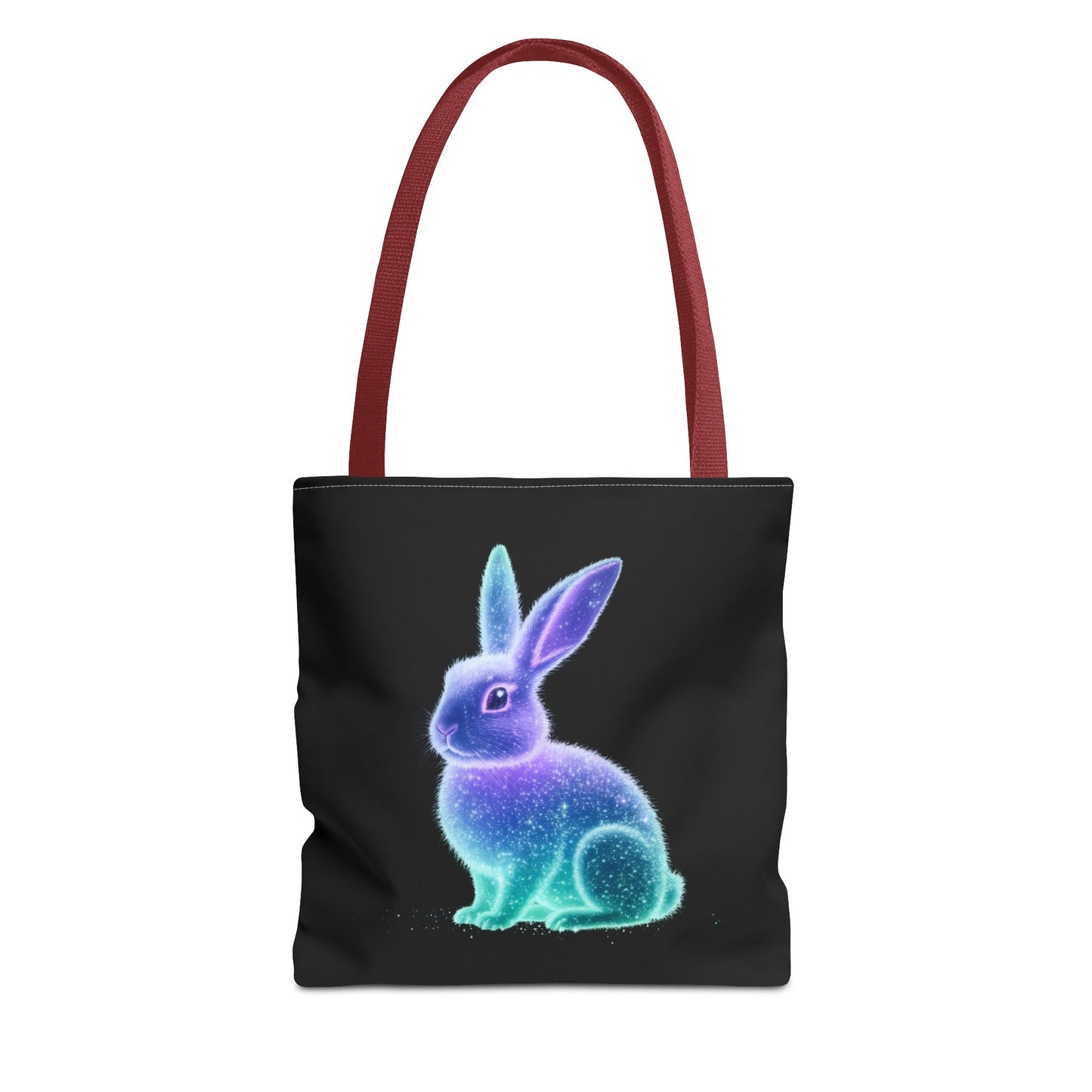 Bioluminescent Easter Bunny Tote Bag Easter Bag Easter Tote Reusable Shopping Bag