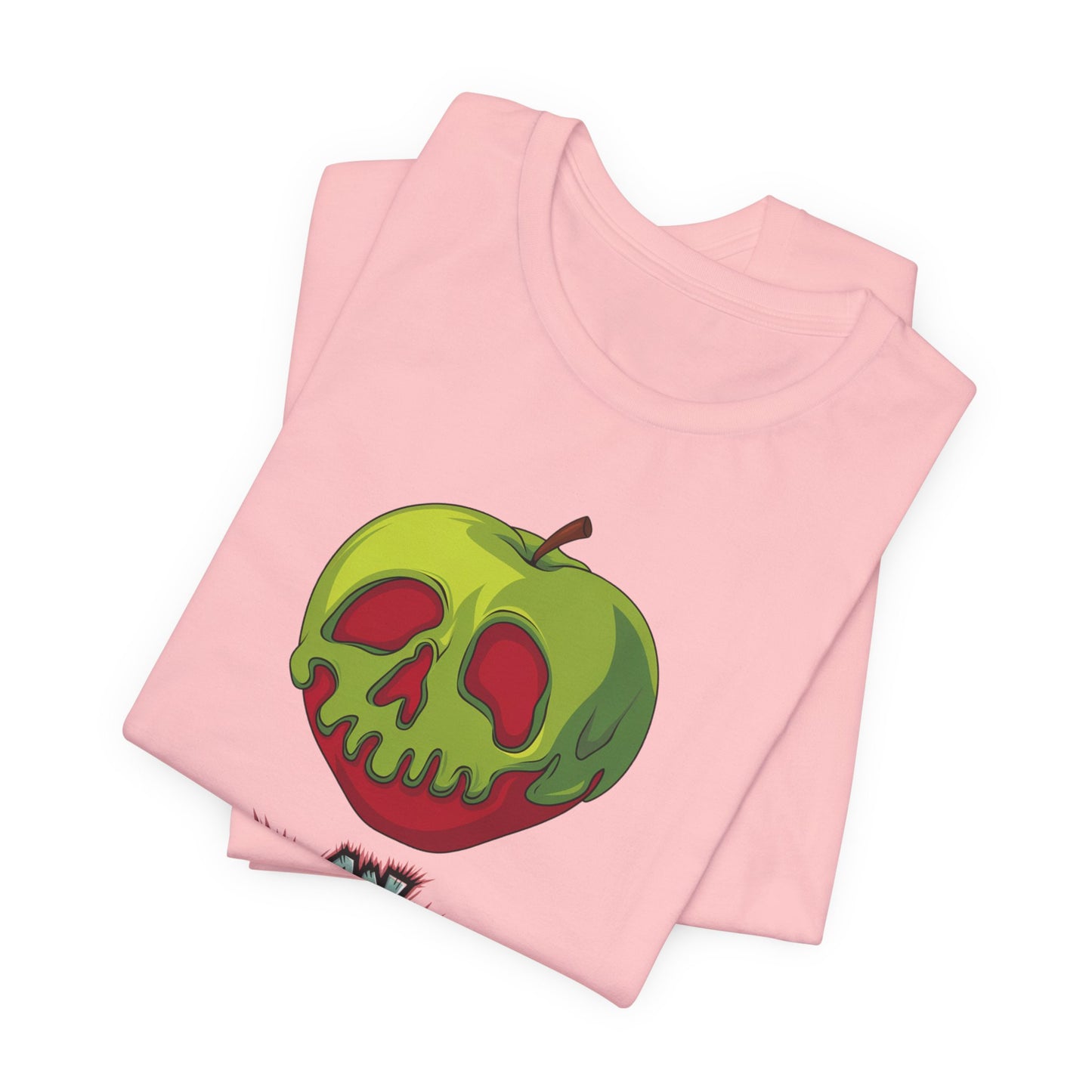 Funny Apple Skull Shirt – An Apple A Day You Say? – Grunge Fruit Tee – Y2K Nostalgia T‑Shirt – Gift for Fruit Lovers