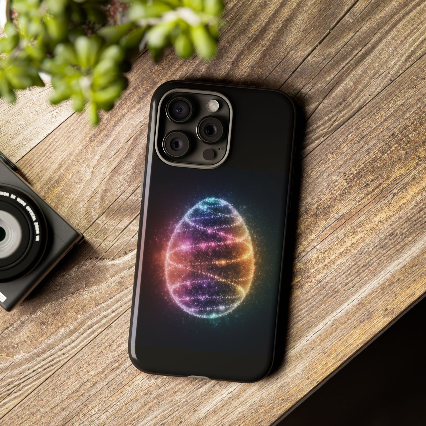iPhone Case Bioluminescent Easter Egg Design Easter Phone Case Easter iPhone Case
