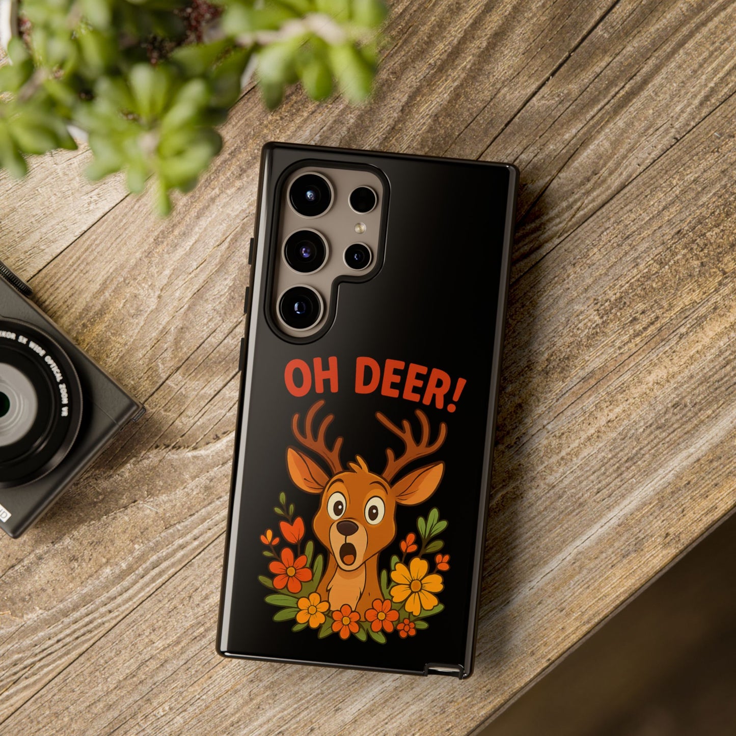 Samsung Phone Case Deer Galaxy Phone Case Nature Phone Accessory Gift for Animal Lovers Funny Case