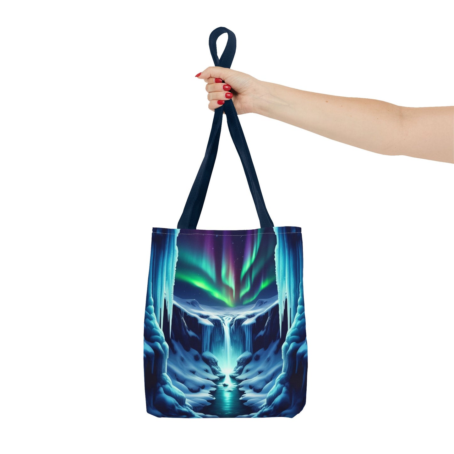 Icy Landscape Tote Bag