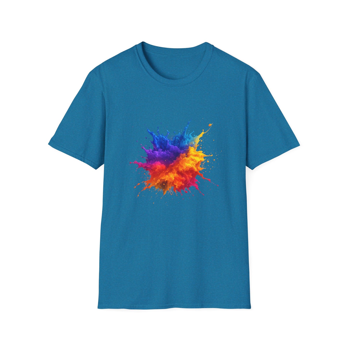 Color Burst Paint Splash Shirt – Vibrant Abstract Art Tee for Creatives & Color Lovers Colorful Apparel