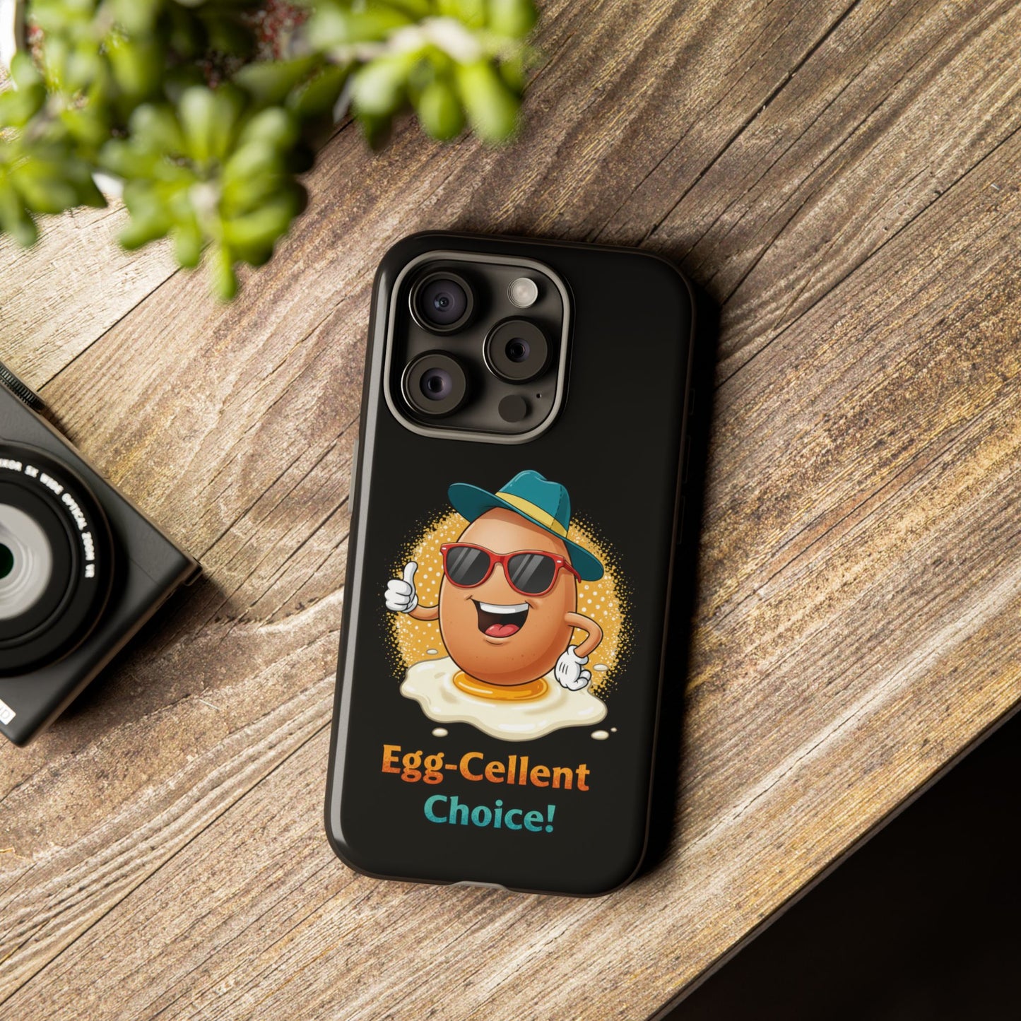 iPhone Case - Egg-Cellent Choice Pun Design