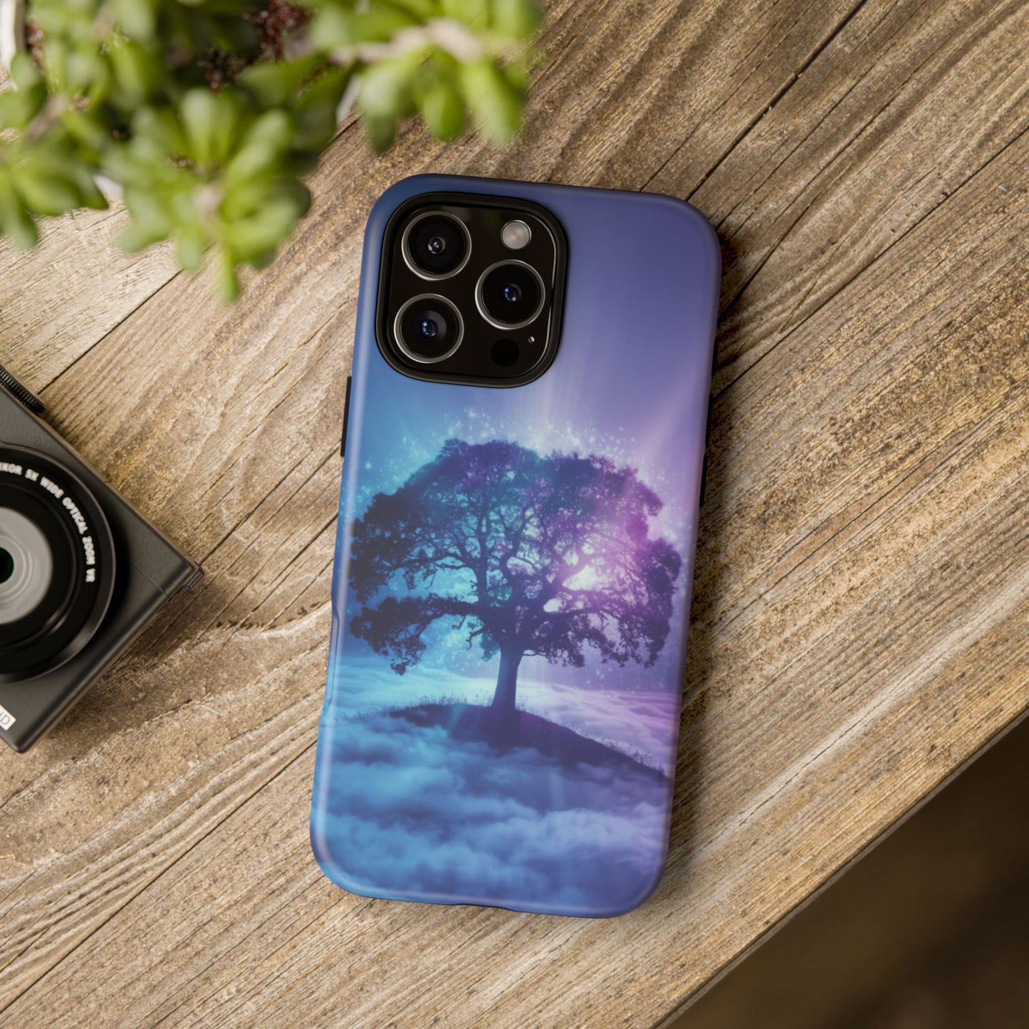 iPhone Case with Dreamy Tree Design