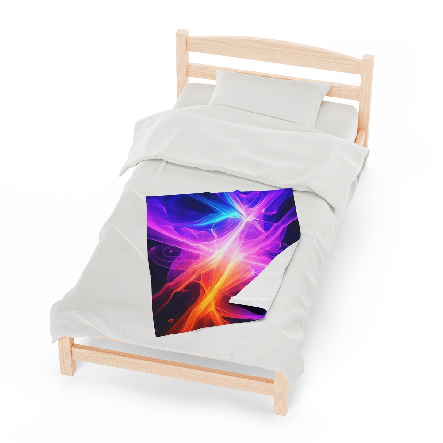 Color Splash Plush Velveteen Blanket