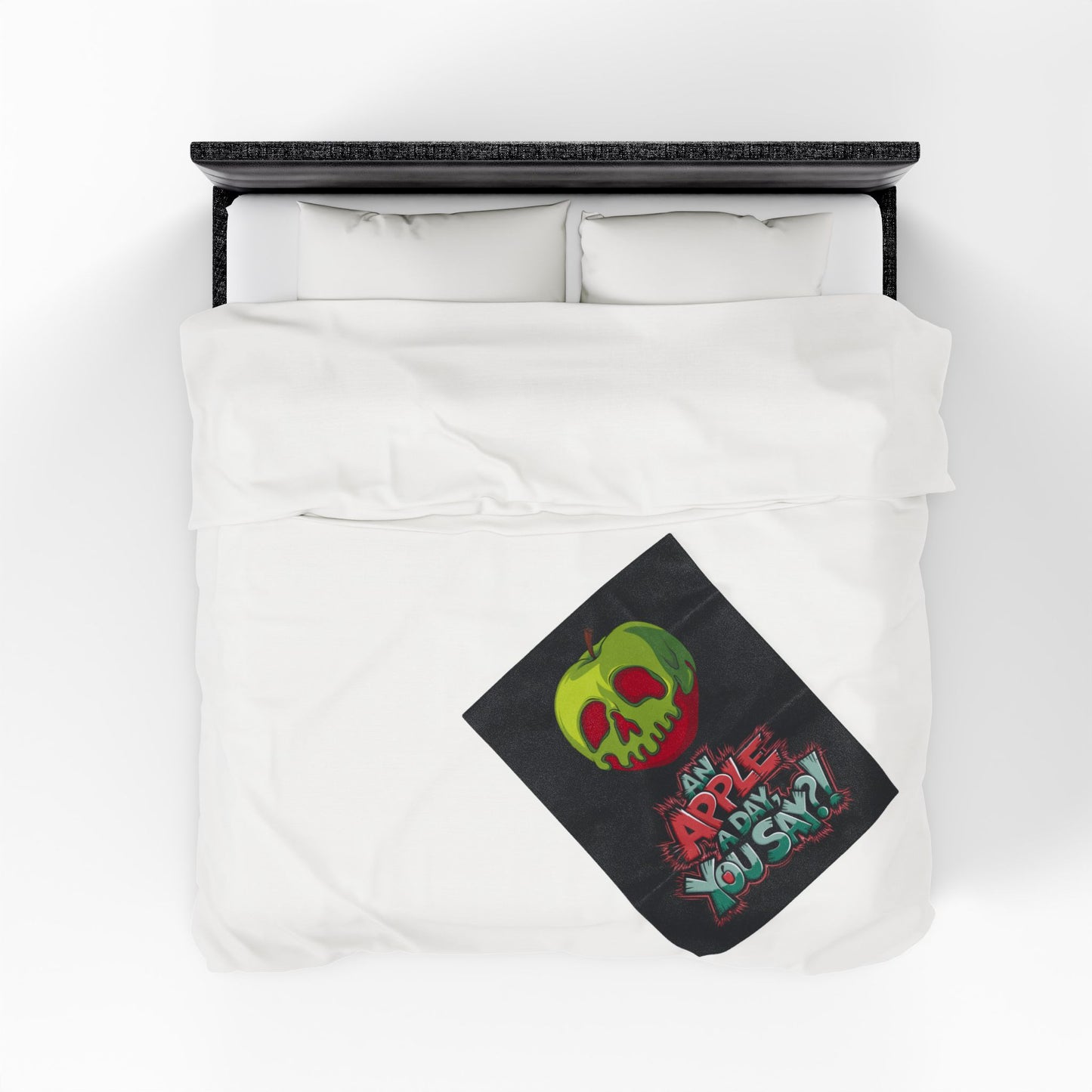 Plush Blanket - Poison Apple Design for Cozy Nights