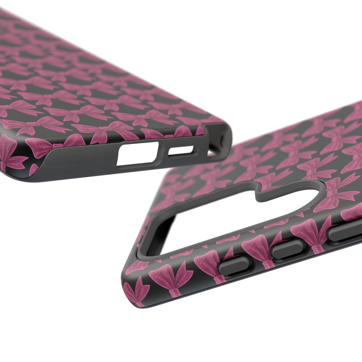 Pink Bow Samsung Case Coquette Aesthetic Phone Cover Cute Girly Phone Case Glossy Y2K Accessory Kawaii Samsung Case Gift