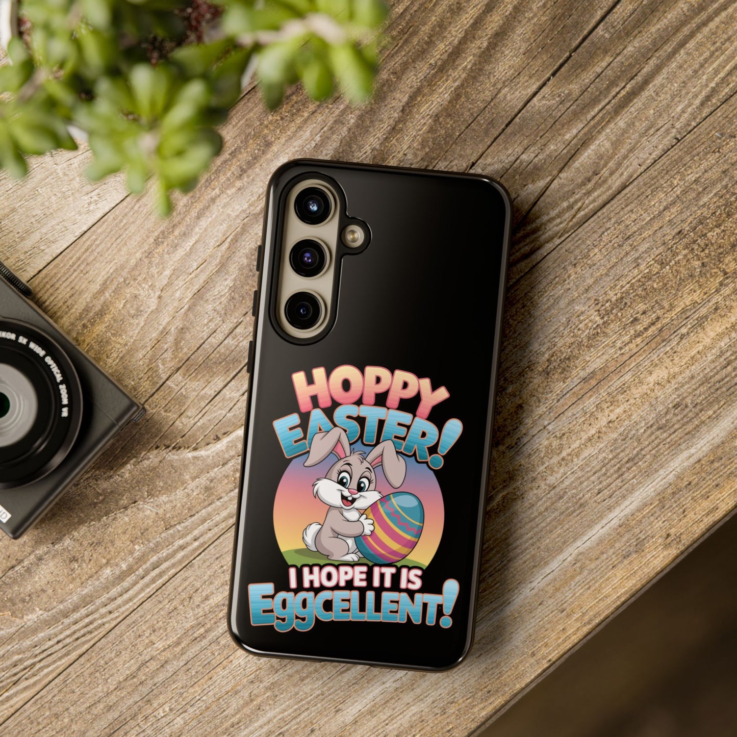 Samsung Case Easter Bunny Hoppy Easter I Hope it is Eggcellent Easter Phone Case Easter Bunny Samsung Case