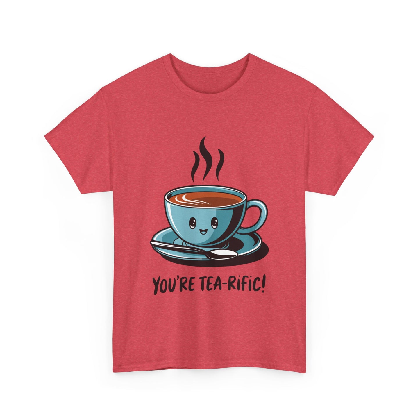 You’re Tea-Rific! Cute Tea Pun T-Shirt for Tea Lovers - Funny Gift, Kawaii Cup Graphic Tee - Unisex Soft Cotton Shirt