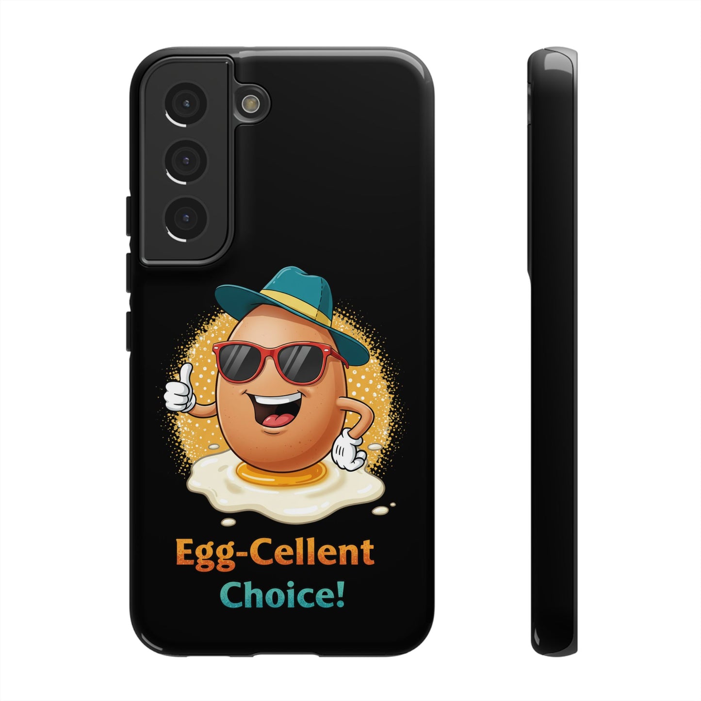 Samsung Phone Case - Egg-Cellent Choice Pun Design