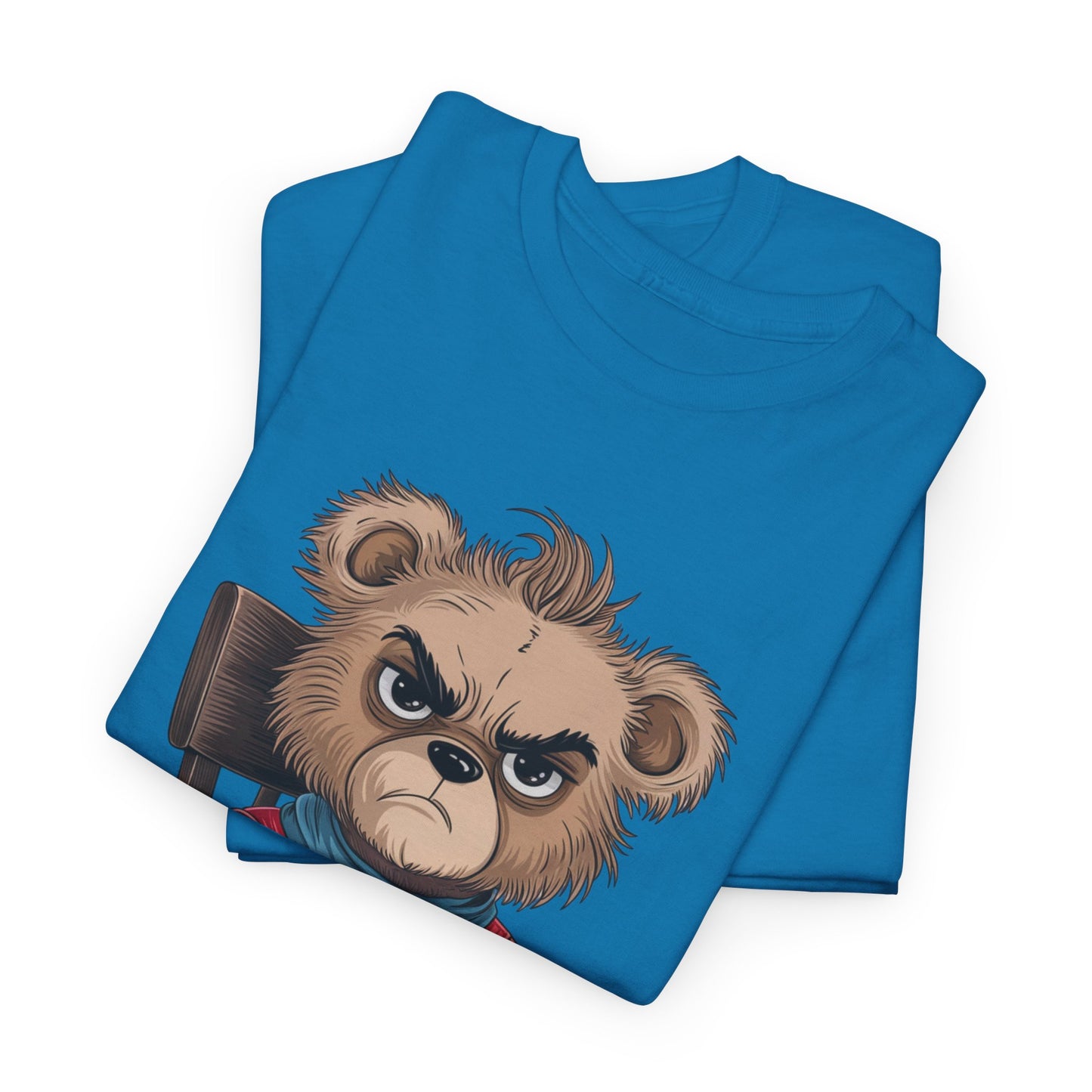 Grumpy Bear Graphic Tee – Please Bear With Me Shirt – Funny Animal T‑shirt – Sarcastic Humor Gift – Cute Bear Meme Art Tee