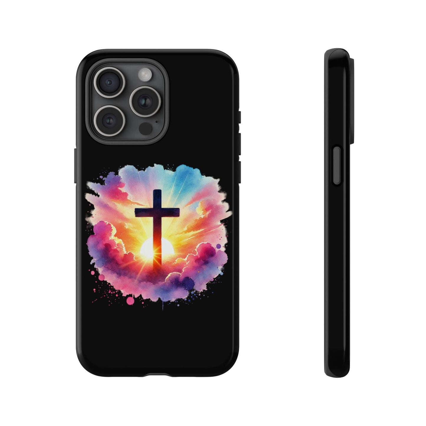 Inspirational Cross iPhone Case Christian Phone Case Easter iPhone Case Faith Based Case Easter iPhone Case