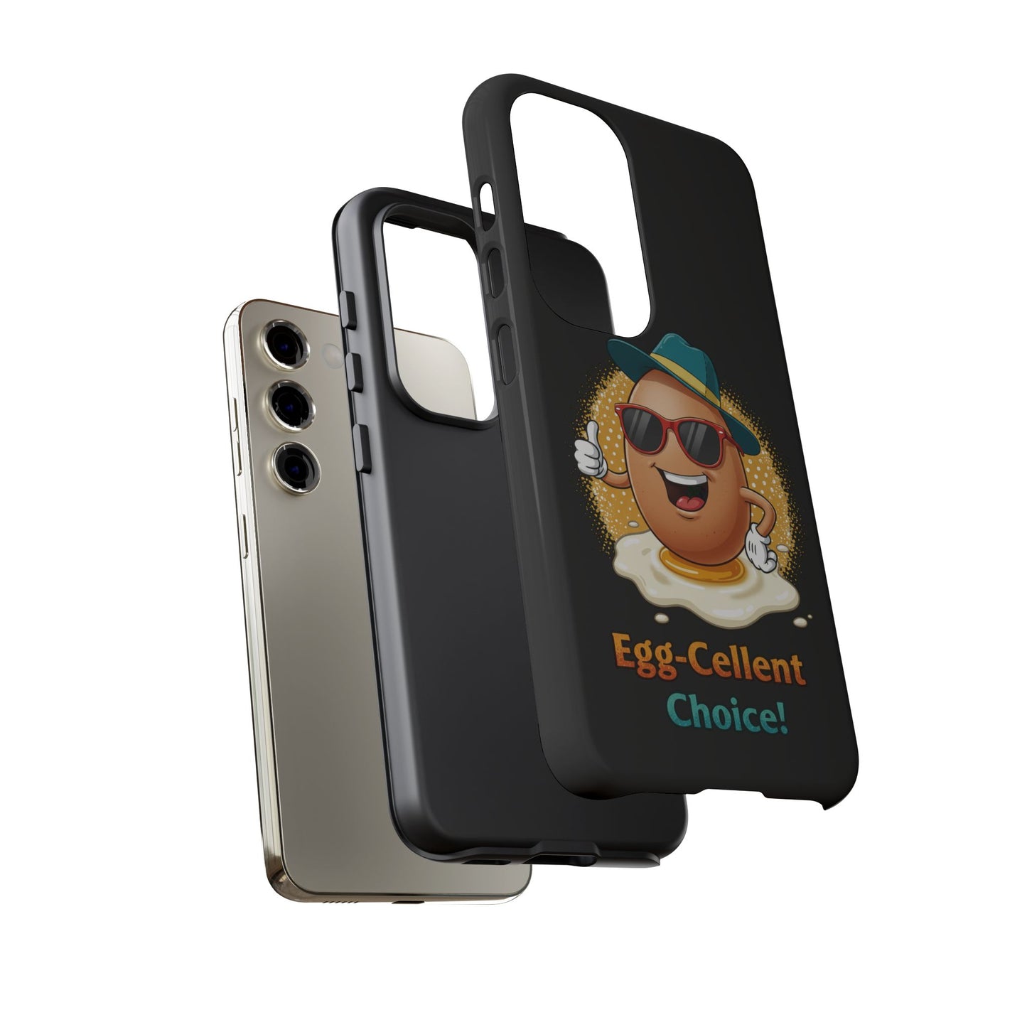 Samsung Phone Case - Egg-Cellent Choice Pun Design