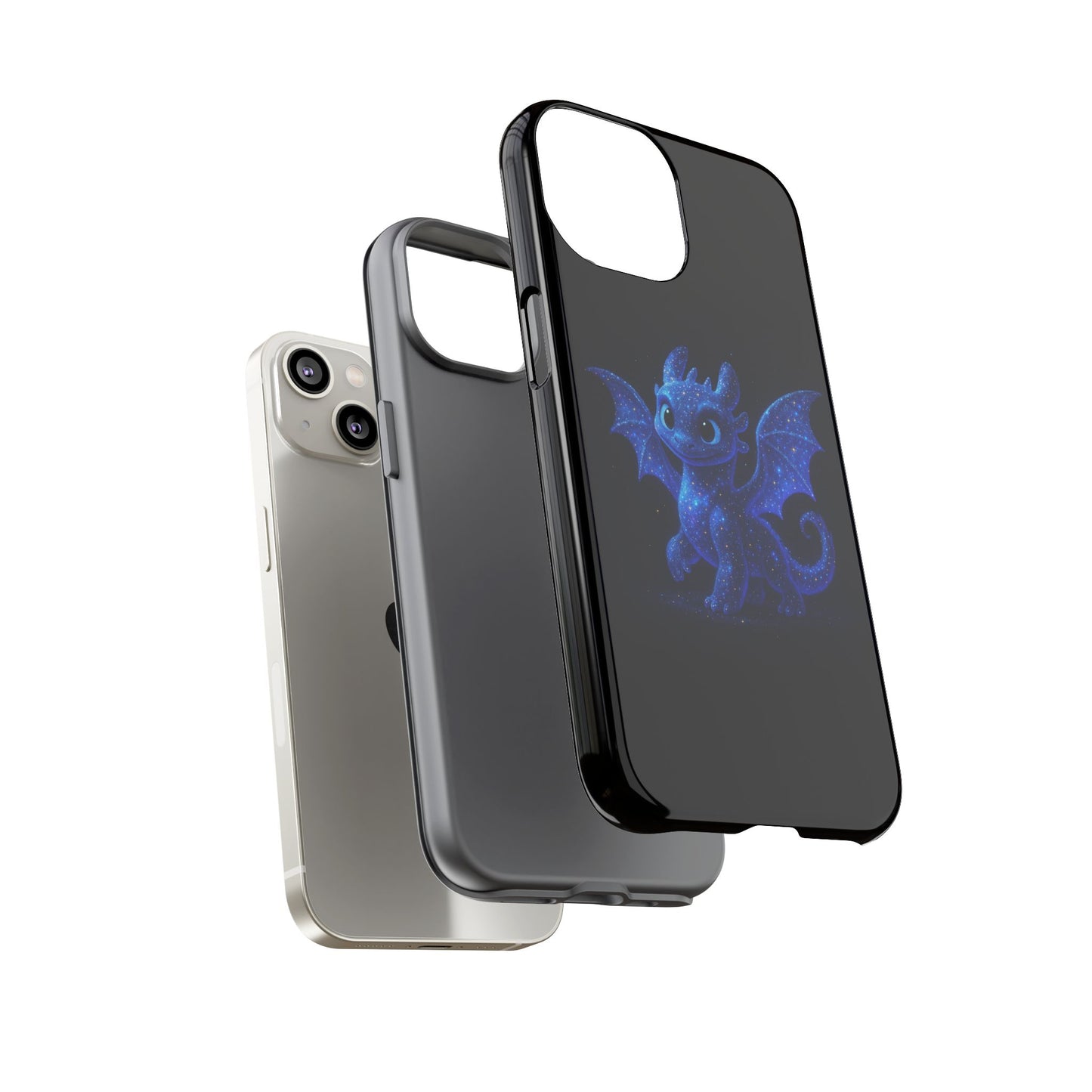 Galaxy Dragon iPhone Case - Cute Fantasy Star Phone Cover for iPhone Phones | Gift for Dragon Lover | Cosmic Creature Art