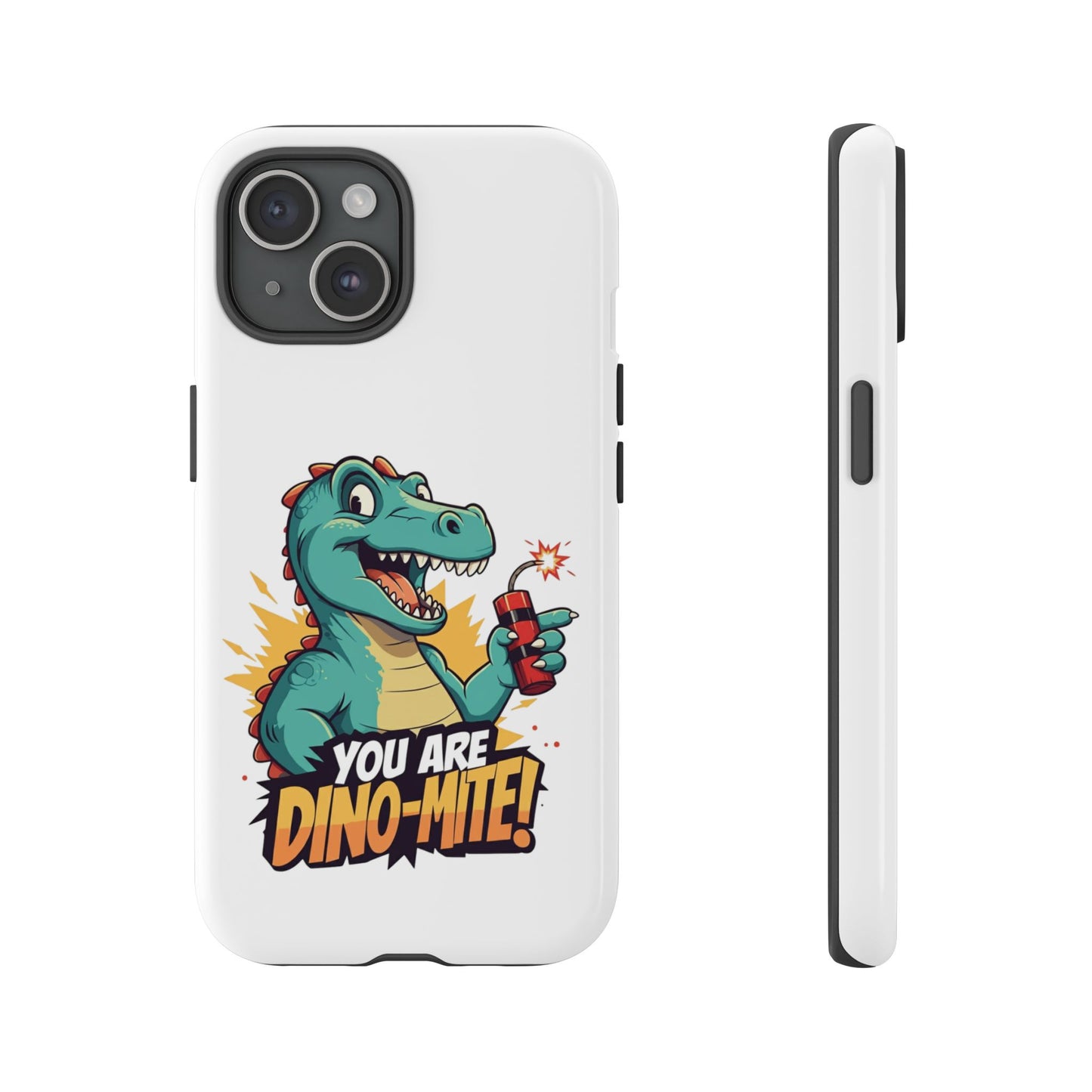 iPhone Case - Dino-Mite Pun Design