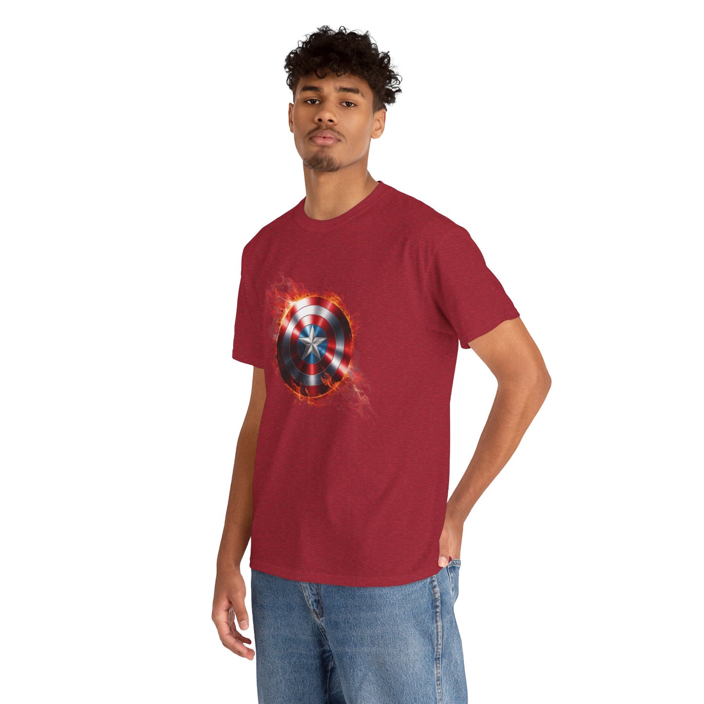 Captain America Flame Tee