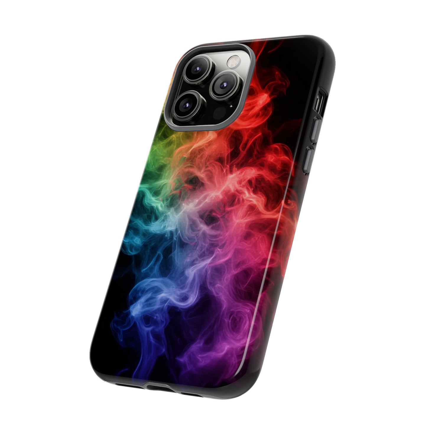 iPhone Case - Colorful Smoke Design