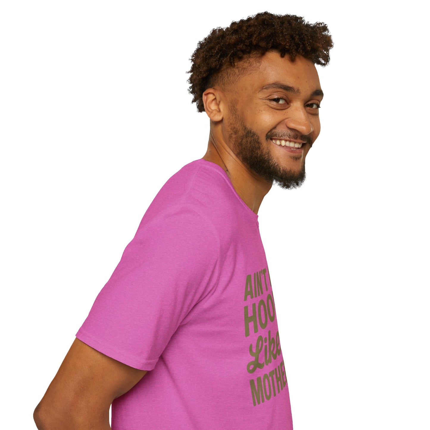 Ain't No Hood Like Motherhood T-Shirt - Unisex Softstyle Tee for Moms Mother's Day Gift