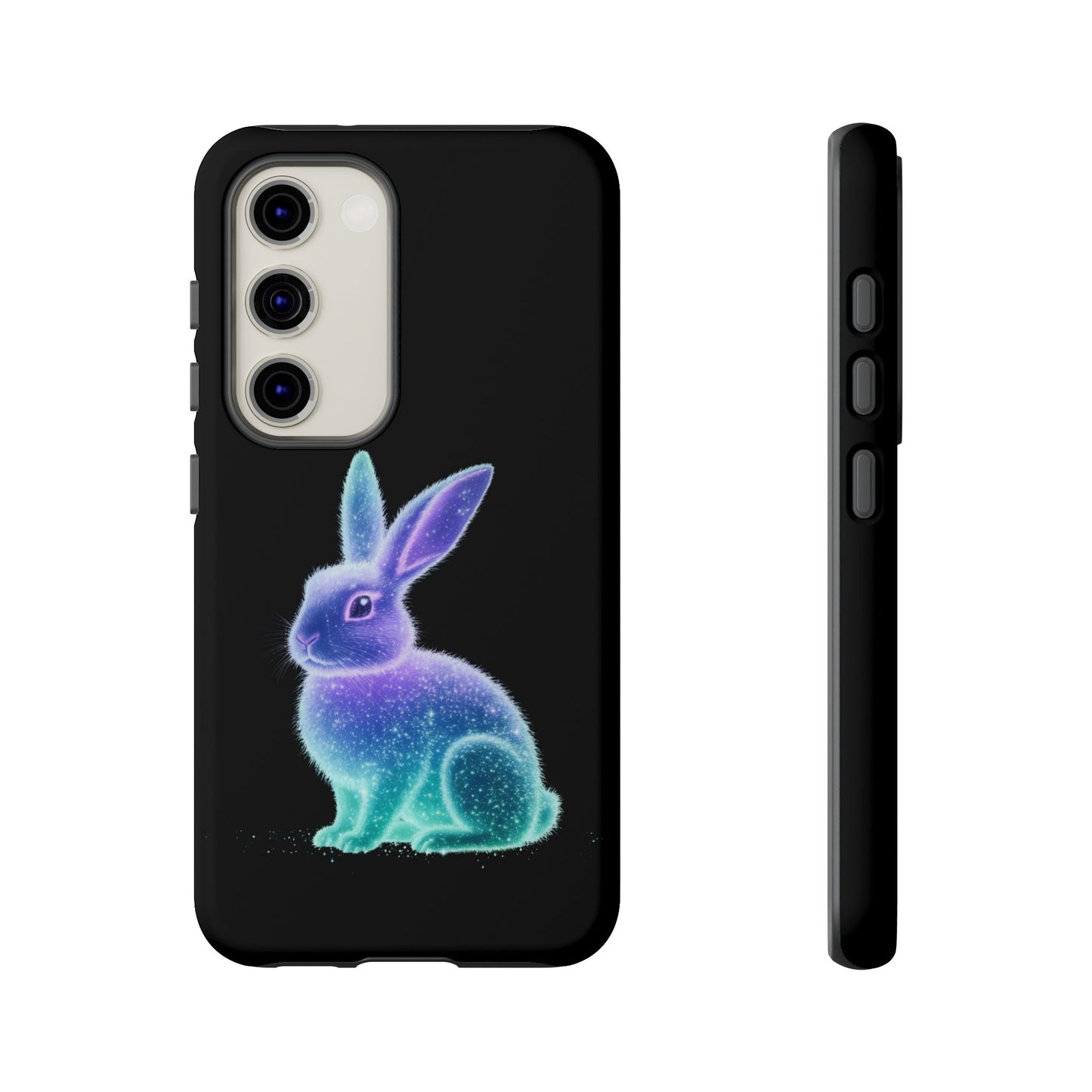 Samsung Case Bioluminescent Easter Bunny Design Easter Phone Case Easter Bunny Samsung Case Easter Accessory