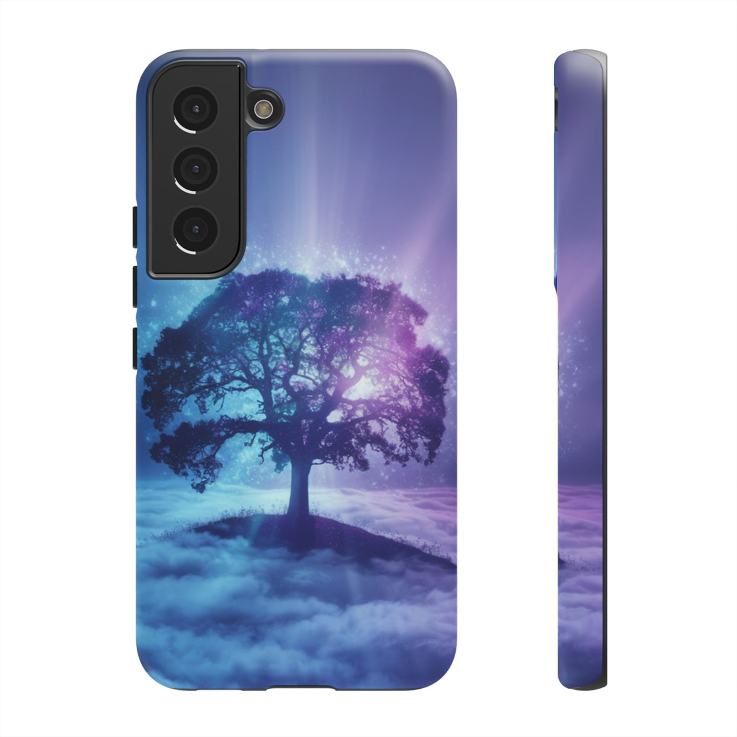 Samsung Phone Case - Dreamy Tree in the Clouds Design