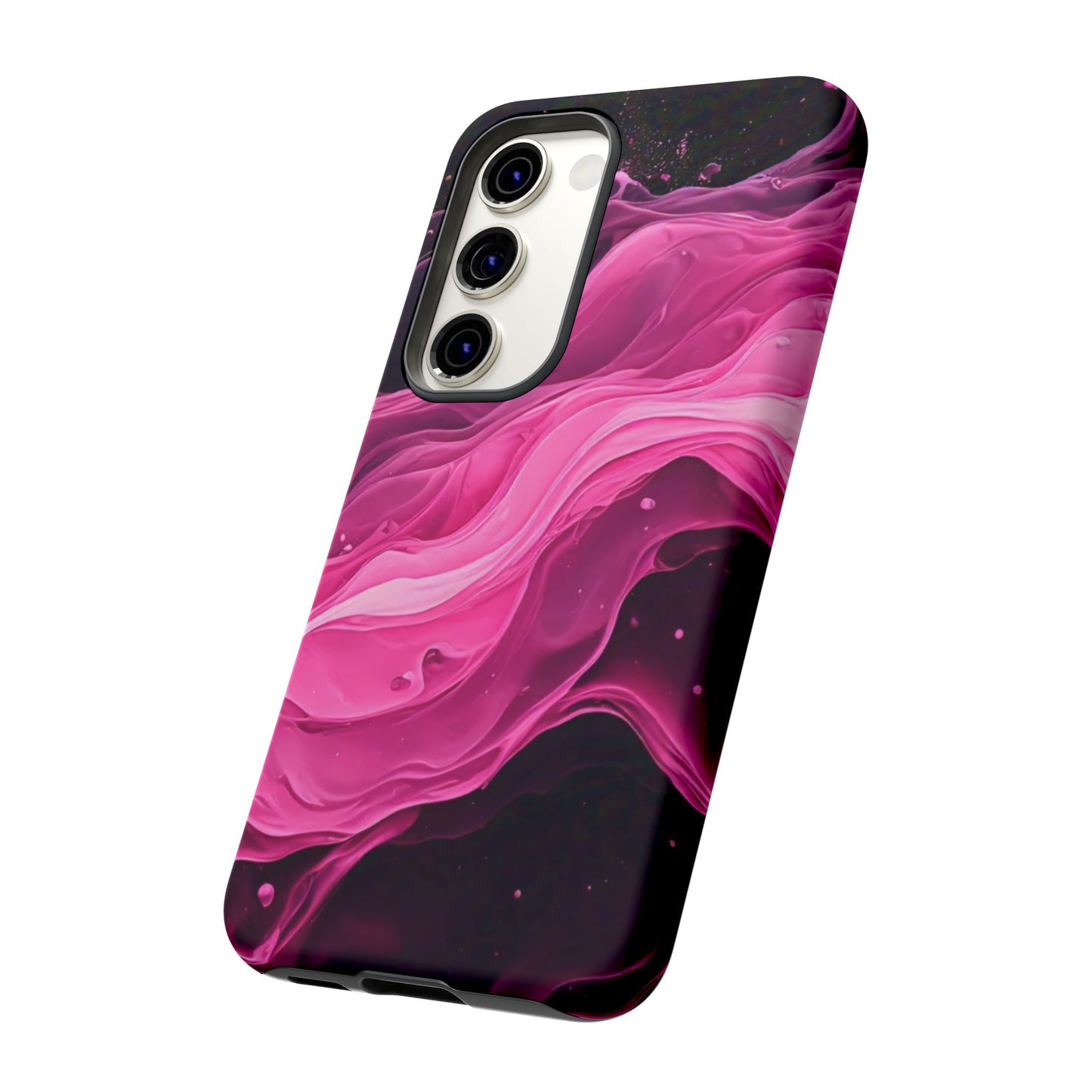 Samsung Galaxy Pink Paint Splash phone cover