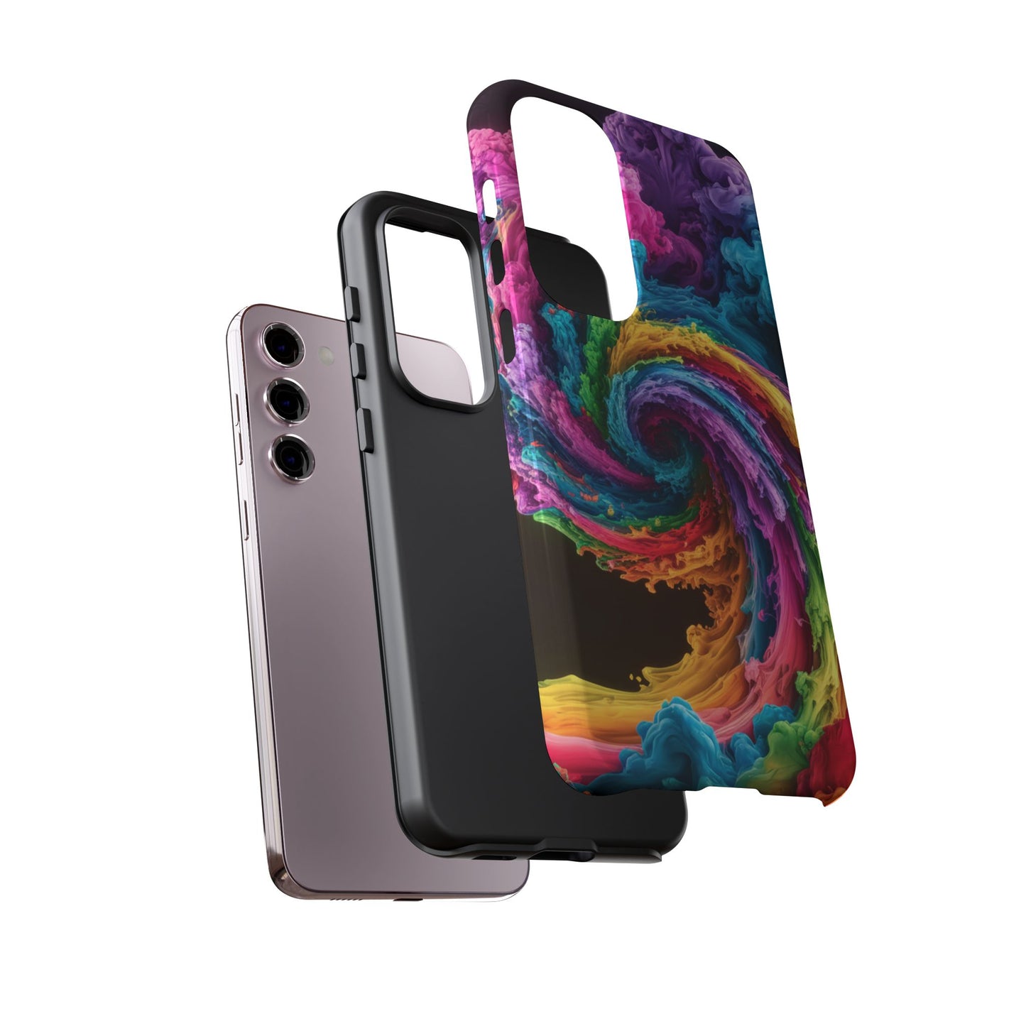 Phone Case - Colorful Swirl Design for Samsung Galaxy