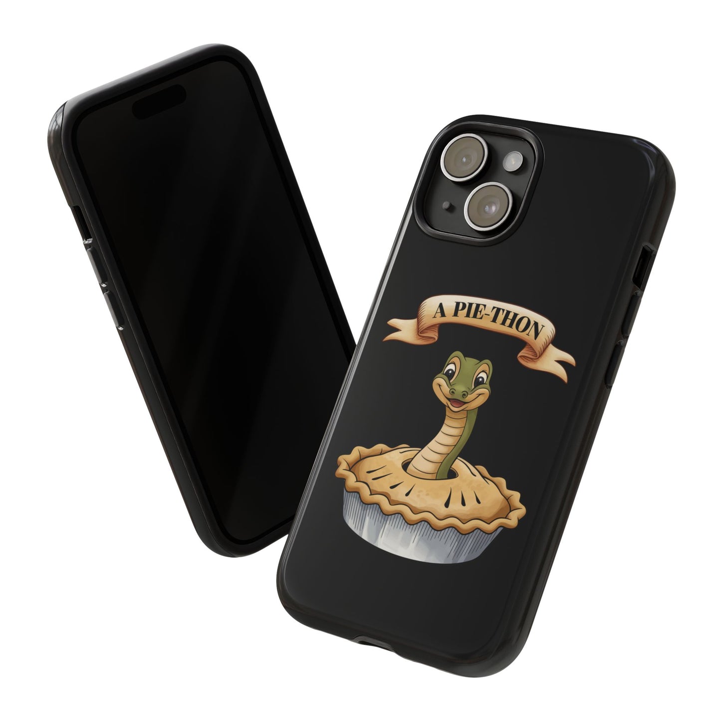 iPhone Case - 'Pie-Thon' Snake Pie Funny Tough Case