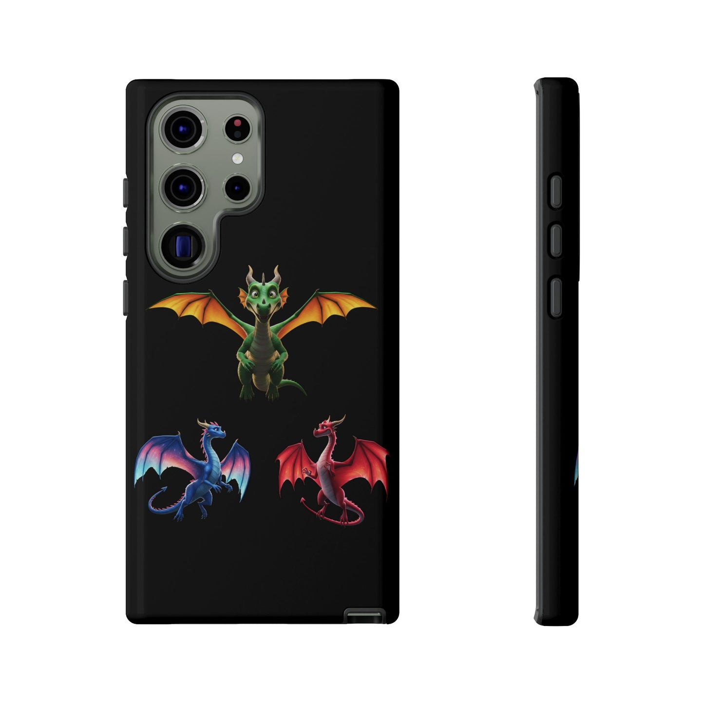 Protective Dragon Phone Case for Samsung Galaxy - Fantasy Art Durable Cover - Bookish Mythical Gift for Teens & Adults Twilight Aesthetic