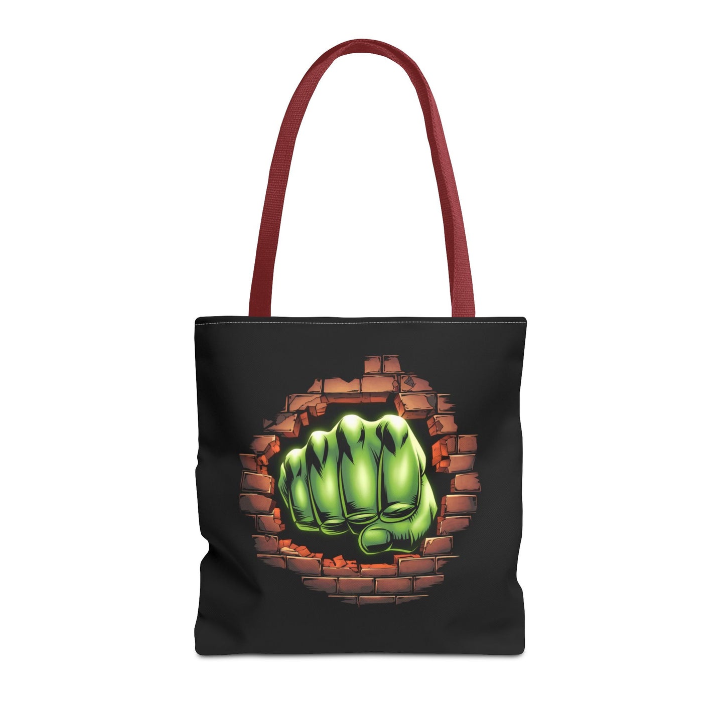 Green Fist Tote Bag, Comic Book Bag, Geeky Gift, Tote for Geeks, Reusable Bag