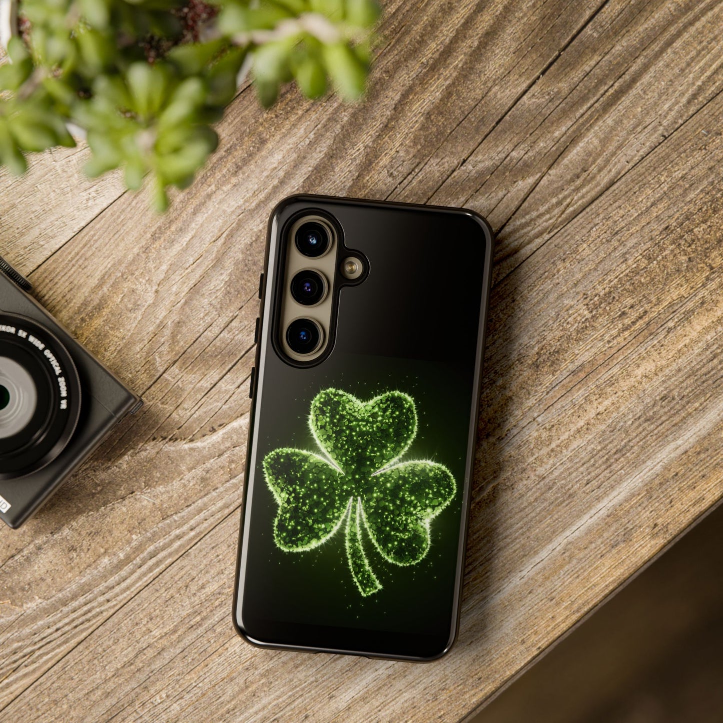 Phone Case - Shiny Shamrock Design for Samsung Galaxy