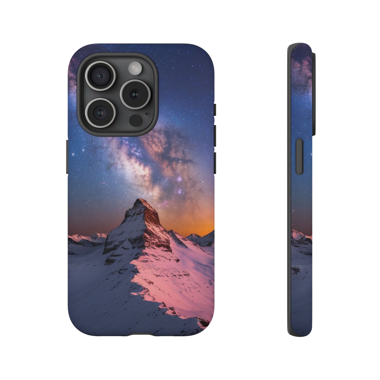 iPhone Case Mountain Top and Milky Way Nature Phone Case Unique Gift