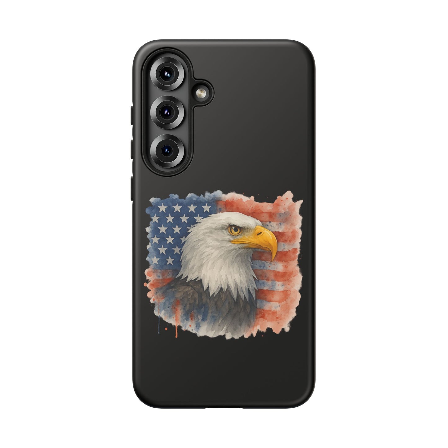 Eagle Flag Phone Case for Samsung Phone - Patriotic Tough Case for Freedom Lovers 4th of July Case Memorial Day Veteran's Day