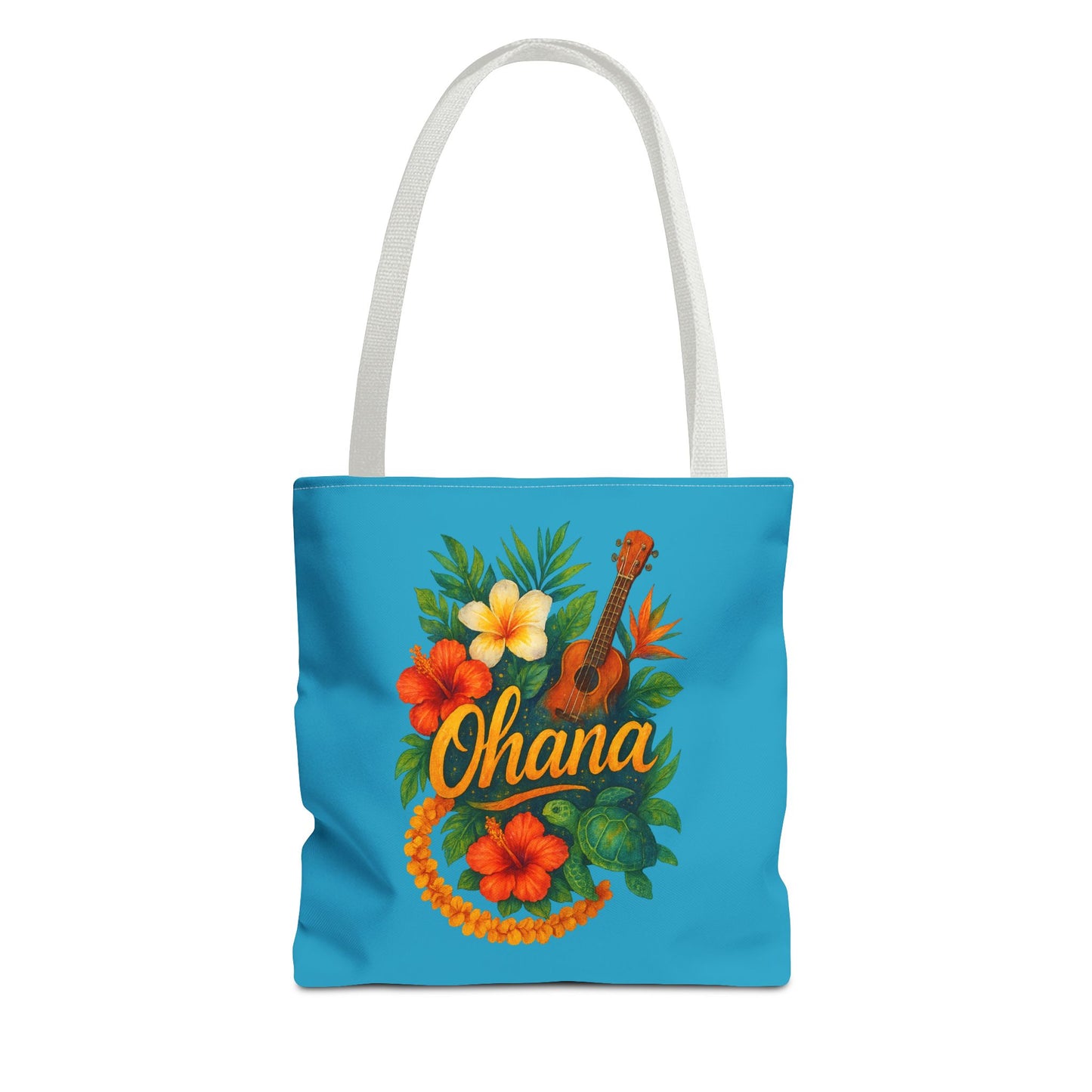 Hawaiian Ohana Tote Bag | Tropical Reusable Beach Bag | Aloha Gift Idea | Island Vibes Bag | Summer Tote | Luau Party Favor | Coastal Bag