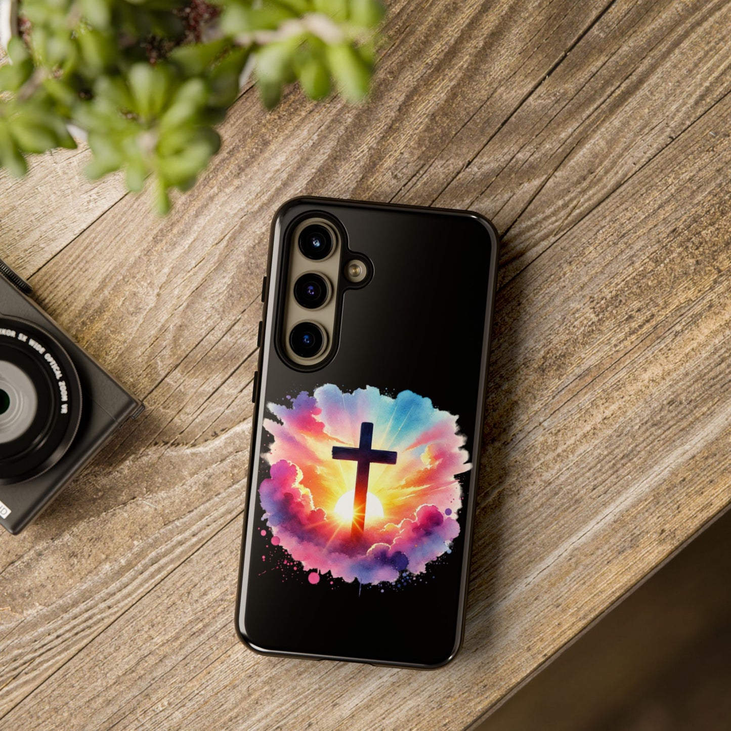Samsung Case Inspirational Cross Phone Case Christian Phone Case Easter Samsung Case Cross Samsung Case Faith Phone Case