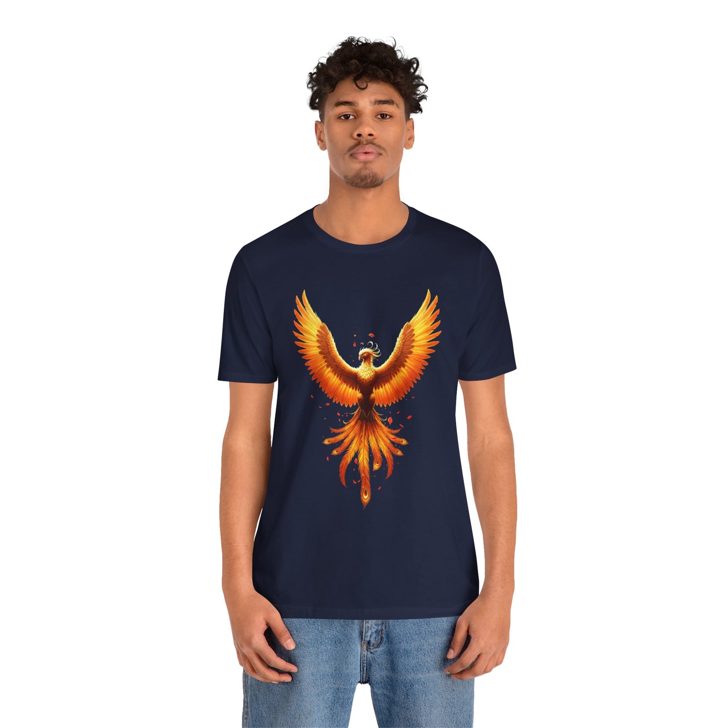 Phoenix Rising Shirt • Fiery Phoenix Graphic Tee • Rebirth Transformation Myth Shirt • Firebird Art Tee • Unisex Gift Tee XS‑5XL