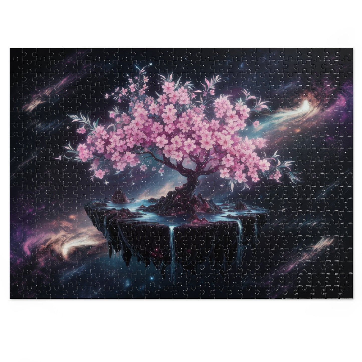 Puzzle Tin - Cherry Blossom Tree in Space