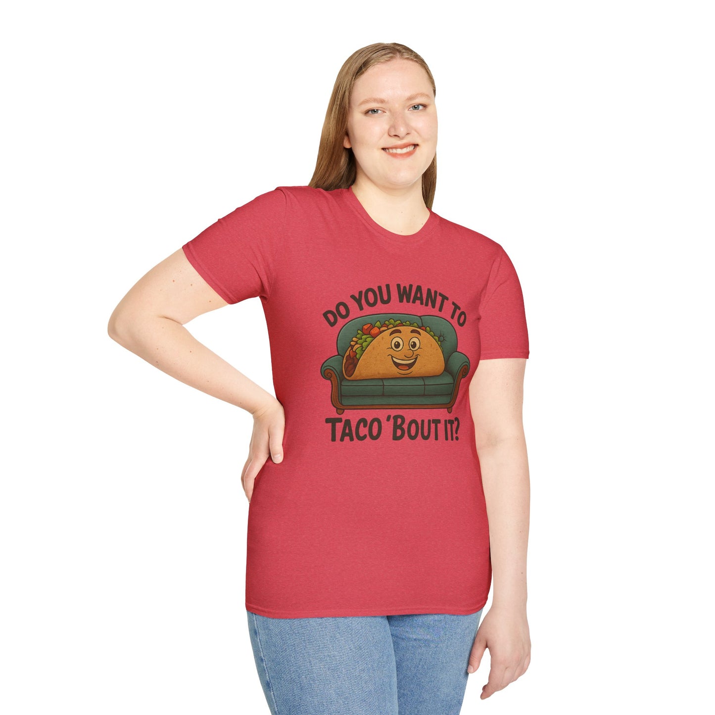 Do You Want to Taco ‘Bout It? Funny Taco Shirt - Cute Foodie Tee - Pun Humor Gift - Food Lover T-Shirt - Cinco de Mayo Outfit