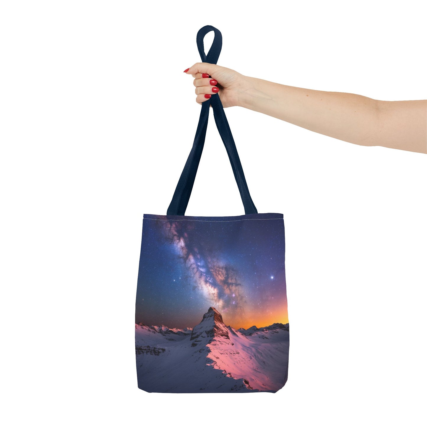 Stunning Mountain Galaxy Tote Bag - Nature Lover's Eco-Friendly Bag