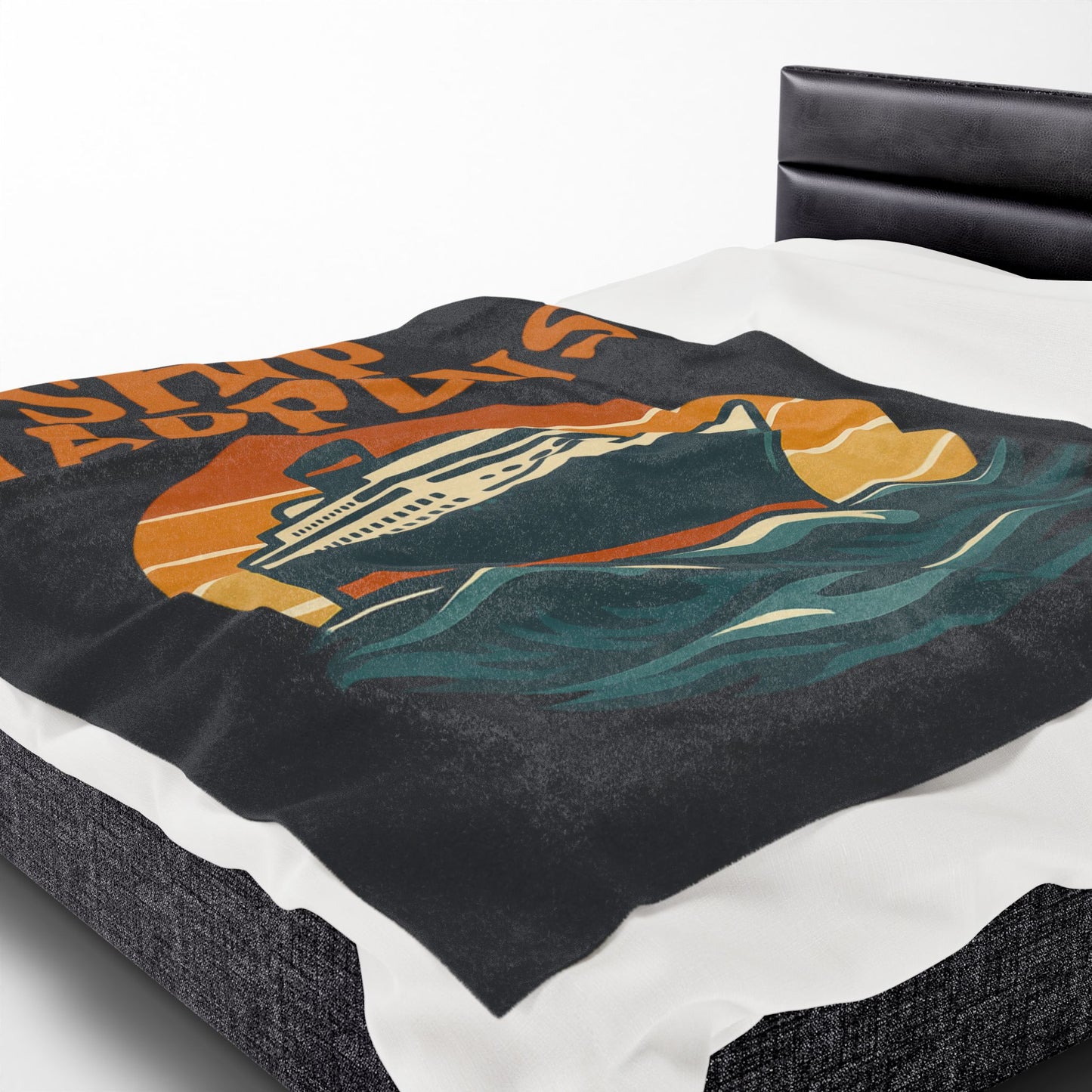 Funny Cruise Blanket – “Ship Happens” Throw Blanket, Nautical Gift for Cruise Lover, Travel Pun Blanket, Boat Trip Must-Have