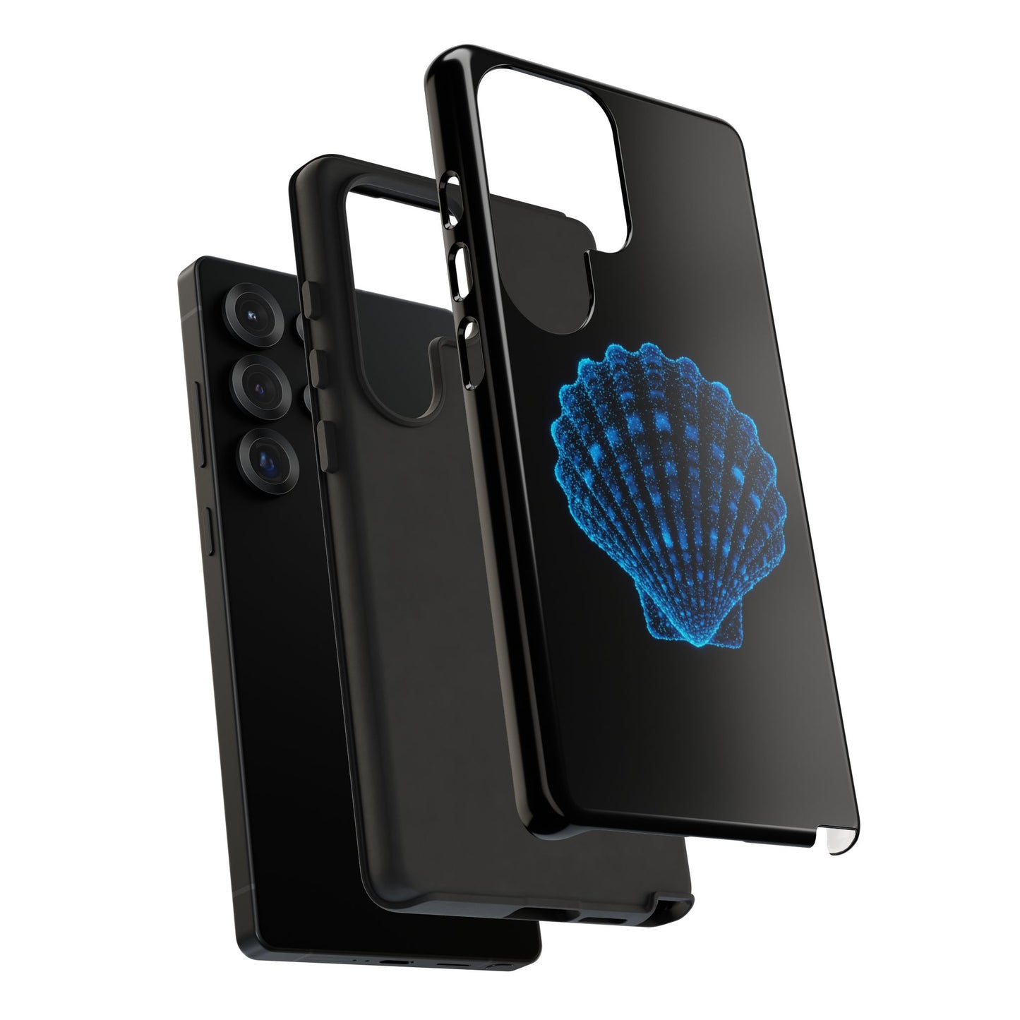 Samsung Phone Case Bioluminescent Shell Design Nautical Phone Case Beach Accessory