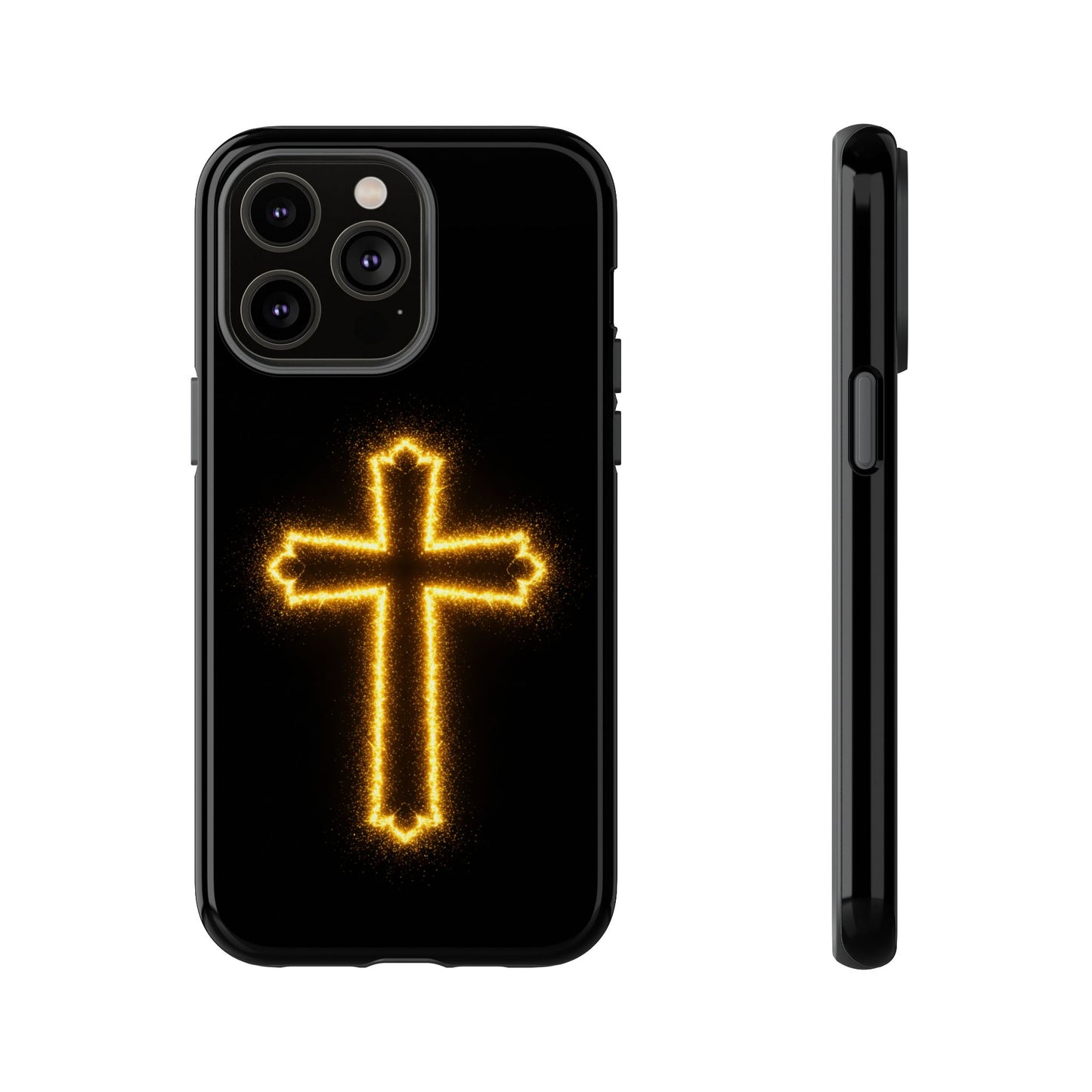 Glowing Cross Phone Case - Faith-Inspired Tough Cases