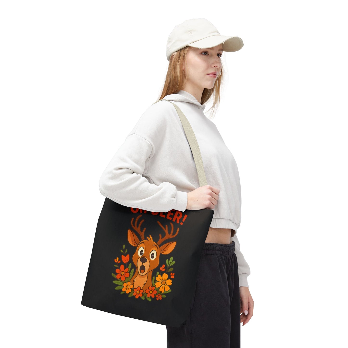 Oh Deer Tote Bag Wildlife Bag Deer Tote Nature Bag Grocery Bag Reusable Tote